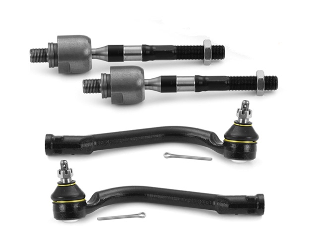 Inner & Outer Tie Rod End Kit Fits Tucson 10-15, Hyundai Tucson 16-17, ix35 (Mexico) 15, Kia Sportage 11-16, 4 PC, Replacement EV800964 & ES800717 & ES800718