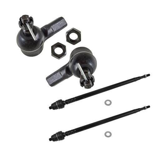 Front Tie Rods Kit for 2007-2011 Honda CR-V, Inner Tie Rods Outer Tie Rod Ends 2008 2009 2010 Replacement