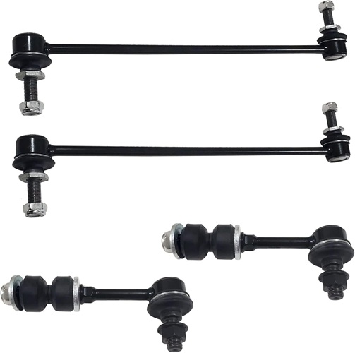 Sway Bar Link Kit for Toyota RAV4 2006-2018 (2018 2.5L) K750043 K750257 4pc Front Rear Stabilizer Bar End Links for Toyota RAV4 2006 2007 2008 2009 2010 2011 2012 2013 2014 2015 2016 2014 2015 2016