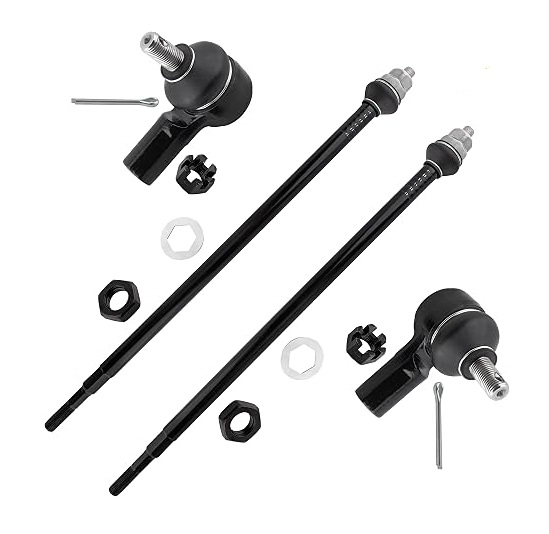 4pcs Front Inner Outer Tie Rod Ends Fit for Honda Element 2003 2004 2005 2006 2007 2008 2009 2010 2011 Sport Utility 4-Door 2.4L | ES80995 EV800242
