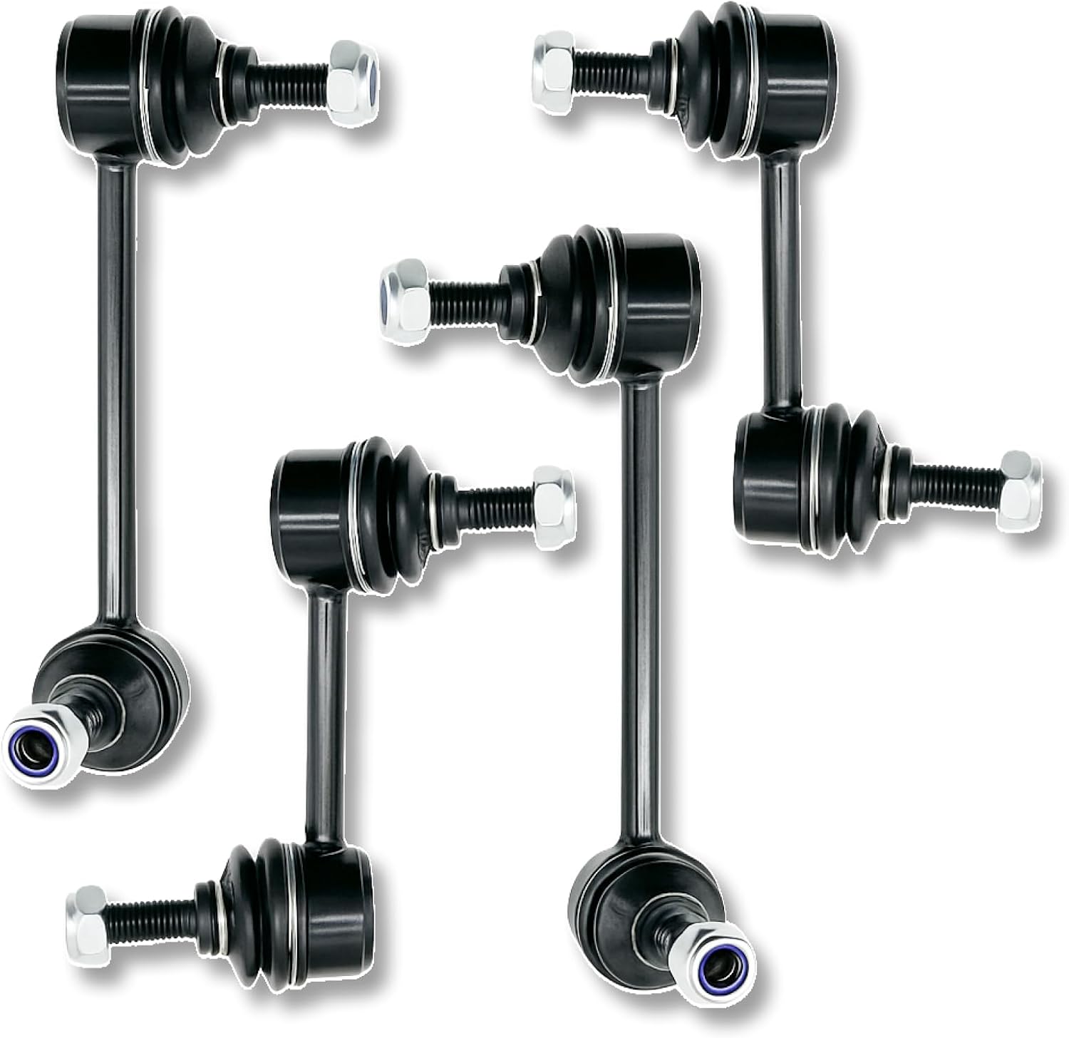4Pcs Front Rear Stabilizer Sway Bar End Links Compatible with Honda 2003 2004 2005 2006 2007 Accord, for Acura 2004 2005 2006 2007 TL