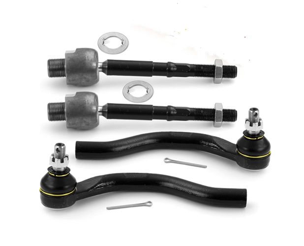 Inner & Outer Tie Rod End Kit Fits Acura ILX 2013-2022, Honda Civic 2012-2015, 4 PC, Replacement EV800906 & ES800912 & ES800913,