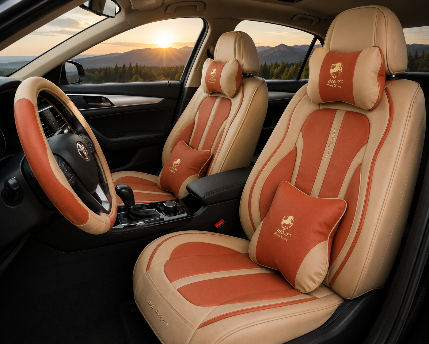 High Quality Seat Cover Golden Horse